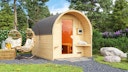 Karibu Gartensauna/Saunafass Fasshaus 2 inkl. gratis Saunaofen im Wert von 599,99 €