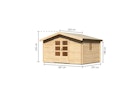 Karibu Woodfeeling Gartenhaus Meldorf 5 - 38 mm
