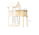 Vorschaubild Akubi Stelzenhaus Frieda mit Doppelschaukelanbau, Anbauplattform und Netzrampe