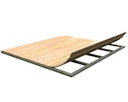 Karibu Fußboden für Metall-Gartenhaus Callisto 2/3