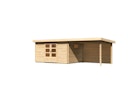 Vorschaubild Karibu Woodfeeling Gartenhaus Trittau 3/4/5 inkl. 300 cm Anbaudach - 38 mm