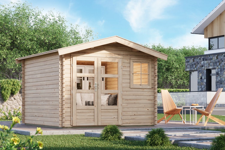 Karibu Woodfeeling Gartenhaus Felsenau 3/5 - 38 mm