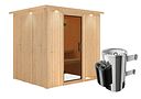 Vorschaubild Karibu Sauna Daria - 68 mm Systemsauna - 230 Volt Plug & Play
