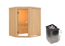 Vorschaubild Karibu Woodfeeling Sauna Faurin - 68 mm Aktionssauna inkl. gratis Sauna-Zubehörset im Wert von 234,94 €