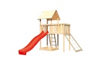 Vorschaubild Akubi Kinderspielturm Lotti inkl. Anbauplattform, Rutsche und Netzrampe