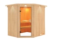 Vorschaubild Karibu Sauna Siirin mit Eckeinstieg 68 mm inkl. gratis Saunaofen im Wert von 599,99 €