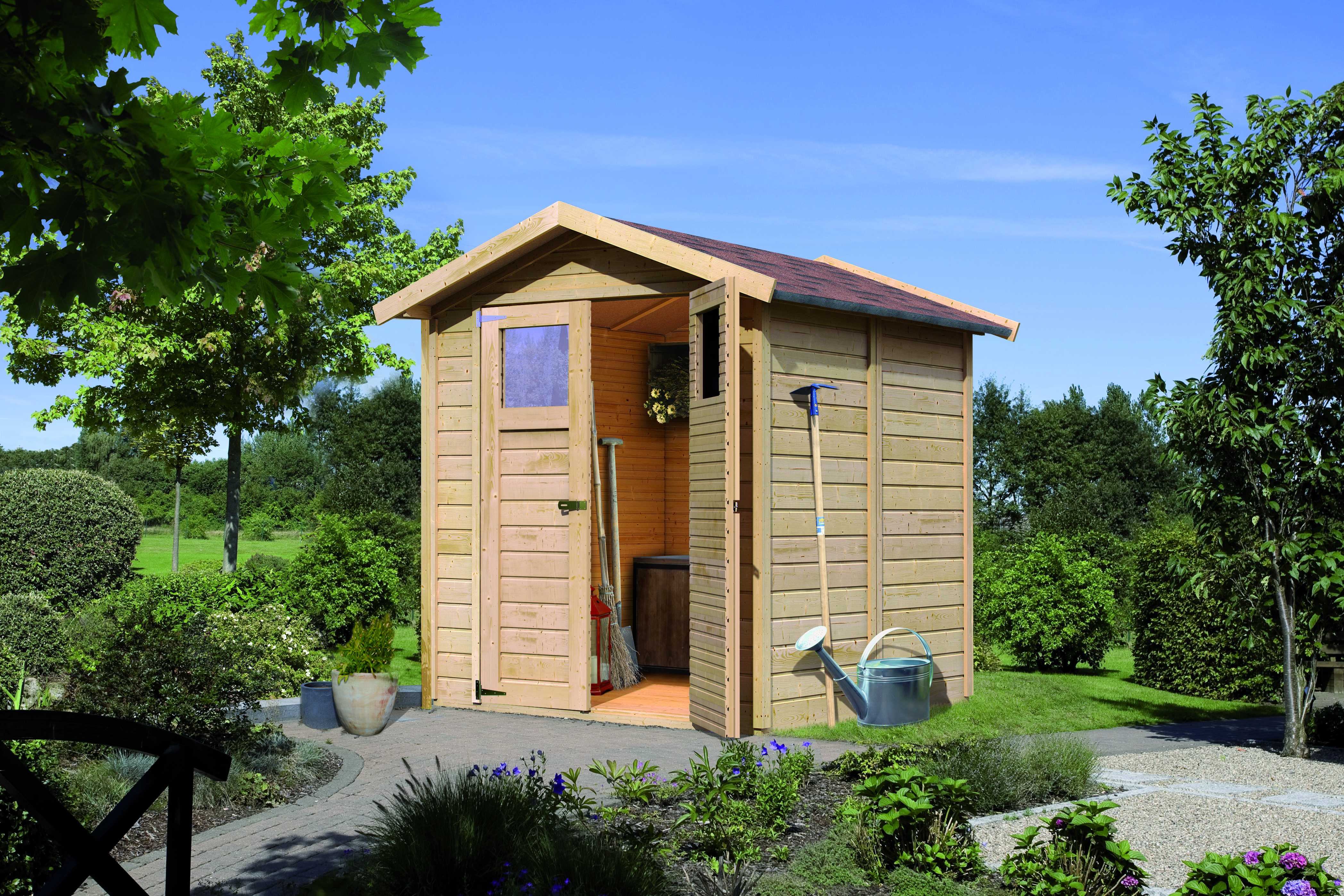 Karibu Eco Gartenhaus Gerätehaus Dahme 0/1/2/3 - 14 mm