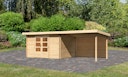 Vorschaubild Karibu Woodfeeling Gartenhaus Bastrup 7 naturbelassen - 28 mm