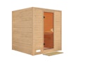 Vorschaubild Karibu Sauna Mojave - Massivholzsauna mit Fronteinstieg 38 mm inkl. gratis Saunaofen im Wert von 599,99 €