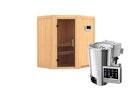 Karibu Sauna Tonja - 68 mm Systemsauna - 230 Volt Plug & Play