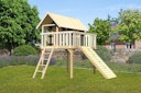 Akubi Stelzenhaus Fidel mit Satteldach inkl. Holzrampe