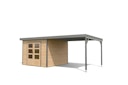 Vorschaubild Karibu Metall-Holzgartenhaus Hybridhaus Pluto A/B - 28 mm/0,5 mm