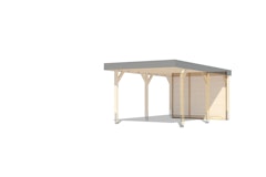 Karibu Lamellen Rückwand für Leimholz Einzelcarport 250 x 200 cm Karibu Lamellen Rückwand für Leimholz Einzelcarport 250 x 200 cmZubehörbild