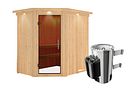 Vorschaubild Karibu Sauna Saja - 68 mm Systemsauna - 230 Volt Plug & Play
