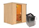 Vorschaubild Karibu Sauna Bodin mit Fronteinstieg 68 mm