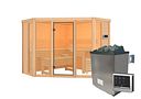 Vorschaubild Karibu Sauna Alcinda 2 Superior mit Eckeinstieg 68 mm