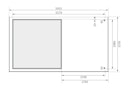 Karibu Woodfeeling Gartenhaus Kerko 3/4/5/6 mit 280 cm Schleppdach - 19 mm