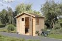 Vorschaubild Karibu Eco Gartenhaus Gerätehaus Dalin 1 - 14 mm