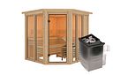 Vorschaubild Karibu Sauna Airi Superior mit Eckeinstieg 68 mm