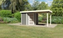Vorschaubild Karibu Woodfeeling Gartenhaus Schwandorf 3/5 inkl. 240 cm Schleppdach - 19 mm