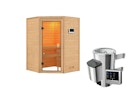 Vorschaubild Karibu Woodfeeling Sauna Antonia - 38 mm Massivholz Aktionssauna inkl. gratis Saunaofen im Wert von 599,99 €
