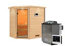 Vorschaubild Karibu Woodfeeling Sauna Jella - 38 mm Massivholz Aktionssauna