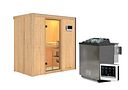 Vorschaubild Karibu Sauna Variado mit Fronteinstieg 68 mm