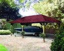 Vorschaubild Karibu 4-Eck Pavillon Holm 1/2 kesseldruckimprägniert
