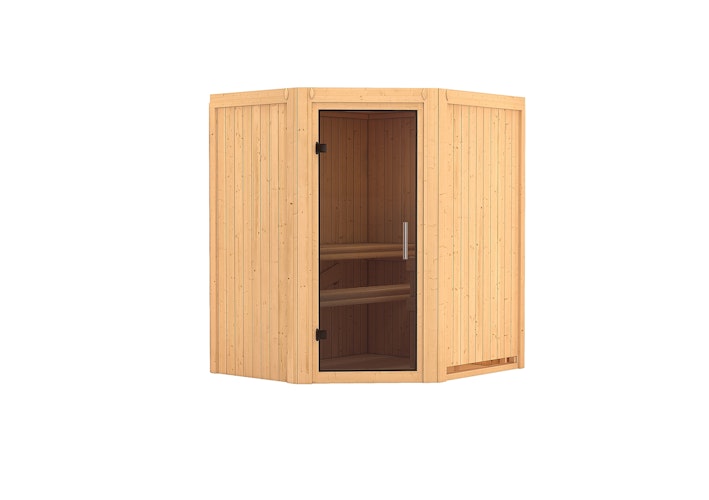 Karibu Sauna Tonja - 68 mm Systemsauna - 230 Volt Plug & Play