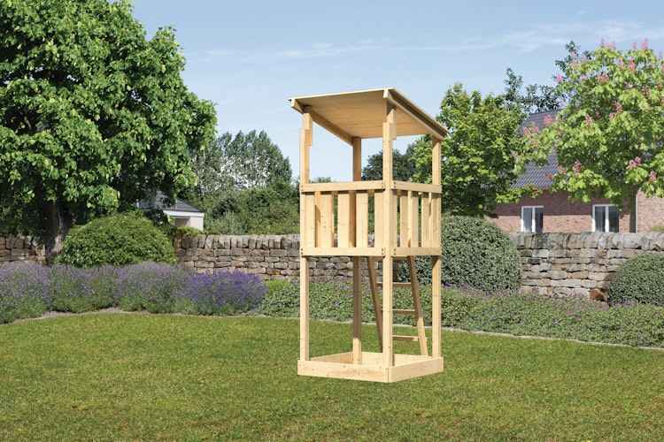 Akubi Kinderspielturm Anna mit Pultdach