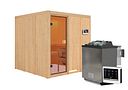 Vorschaubild Karibu Woodfeeling Sauna Oulu - 68 mm Aktionssauna inkl. gratis Saunaofen im Wert von 899,99€