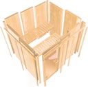 Vorschaubild Karibu Woodfeeling Sauna Arvika - 68 mm Aktionssauna