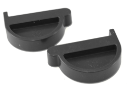 Endstück rechts zum Kleben, RG80 Typ 250 braun (1 Stück)