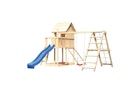 Vorschaubild Akubi Stelzenhaus Frieda mit Wellenrutsche, Doppelschaukelanbau, Klettergerüst und Netzrampe