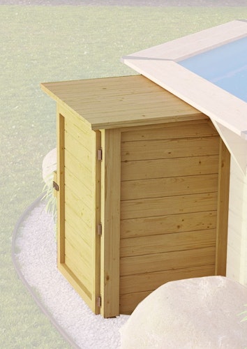 Karibu Technikbox für Pools 19 mm kesseldruckimprägniert