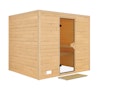 Vorschaubild Karibu Sauna Sonara - Massivholzsauna mit Fronteinstieg 38 mm inkl. gratis Saunaofen im Wert von 599,99 €