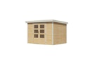 Vorschaubild Karibu Metall-Holzgartenhaus Hybridhaus Jupiter A/B/C/D - 19 mm/0,5 mm