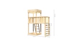 Vorschaubild Akubi Kinderspielturm Ritterburg Löwenherz inkl. Anbauplattform und Kletterwand