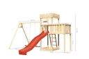 Vorschaubild Akubi Kinderspielturm Ritterburg Löwenherz inkl. Wellenrutsche, Doppelschaukelanbau und Anbauplattform