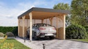 Karibu Carport Einzelcarport Leimholz 1/2