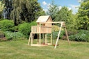 Vorschaubild Akubi Stelzenhaus Frieda mit Doppelschaukelanbau