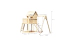 Vorschaubild Akubi Stelzenhaus Frieda mit Doppelschaukelanbau und Netzrampe