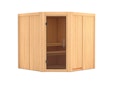 Vorschaubild Karibu Sauna Jarin mit Eckeinstieg 68 mm inkl. gratis Saunaofen im Wert von 599,99 €