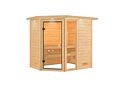 Vorschaubild Karibu Woodfeeling Sauna Jada - 38 mm Massivholz Aktionssauna inkl. gratis Zubehörpaket im Wert von 126,96€