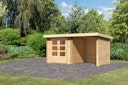 Vorschaubild Karibu Woodfeeling Gartenhaus Bastrup 2 naturbelassen - 28 mm