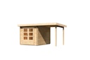 Vorschaubild Karibu Woodfeeling Gartenhaus Bastrup 4 naturbelassen - 28 mm
