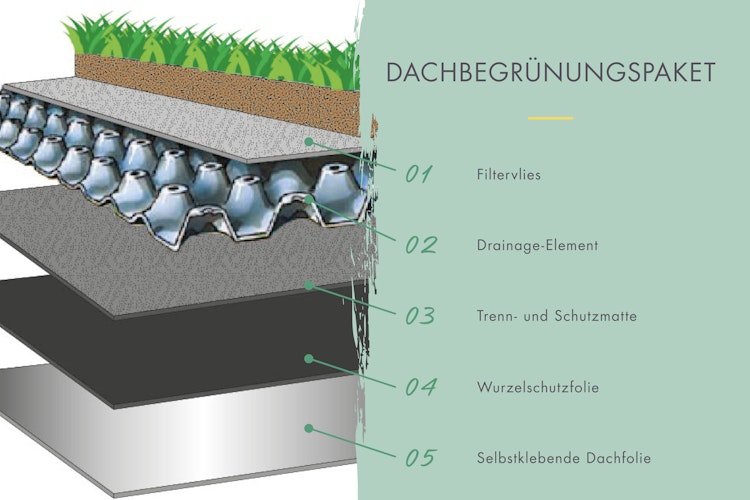 Karibu Gartenhaus Chalet mit Terrasse - 38 mm inkl. Dachbegrünungsmaterial - Aktionsangebot
