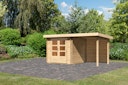 Vorschaubild Karibu Woodfeeling Gartenhaus Bastrup 2 naturbelassen - 28 mm