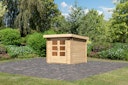 Vorschaubild Karibu Woodfeeling Gartenhaus Bastrup 2 naturbelassen - 28 mm