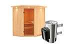Vorschaubild Karibu Sauna Tonja - 68 mm Systemsauna - 230 Volt Plug & Play inkl. gratis Zubehörpaket im Wert von 126,96€